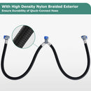 Replacement Quick Connect Hose for PARLOS Widespread Faucet Snap-in Fast Lock Lines (2102601)