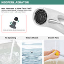 PARLOS Bar Sink Faucet Single Handle Swivel Bar Mixer with 3 Hole Deck Plate, Single Hole Small Faucet for Bathroom Kitchen Sink, Chrome, 1440301PD