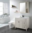 PARLOS 2 Handles Waterfall Centerset Bathroom Sink Faucet with Pop-up Drain and Faucet Supply Lines, Matte Black, 1.2GPM, Demeter 1431704P