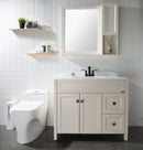 PARLOS 2 Handles Waterfall Centerset Bathroom Sink Faucet with Pop-up Drain and Faucet Supply Lines, Matte Black, 1.2GPM, Demeter 1431704P