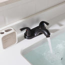 PARLOS Bathroom Faucet 4 inch Centerset 2-Handle Low-Arc Spout Oil Rubbed Bronze (13590)