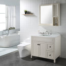 PARLOS Widespread Two Handles Bathroom Sink Faucet Brushed Nickel, 1.2GPM 1435002PD