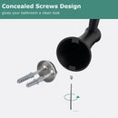 PARLOS Towel Hook, Wall Mounted Coat Hook, Matte Black Robe Hook for Bathroom, 2101604