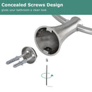 PARLOS Towel Ring, Wall Mounted Hand Towel Holder, Brushed Nickel Hand Towel Bar for Bathroom & Kitchen, 2101802