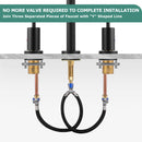 Replacement 15.75 Inch Extended Quick Connect Hose with Snap-in Buckle for PARLOS Widespread Faucet Roman Tub Filler (2109301)