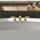 PARLOS 2-Handle Widespread Waterfall Roman Bathtub Faucet Tub Filler, Brushed Gold (1434208)