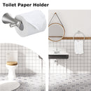 PARLOS Brushed Nickel Toilet Paper Holder, Wall Mounted Tissue Roll Hanger for Bathroom & Kitchen, 2101702