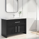 PARLOS Waterfall Bathroom Faucet with Swivel Spout, Single Handle Vanity Sink Faucet, Single Hole Basin Mixer Tap with Water Supply Lines, Chrome, 1437901PD