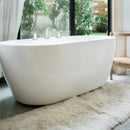 PARLOS 2-Handle Widespread Waterfall Roman Bathtub Faucet Tub Filler with Valve, Chrome, 1434201