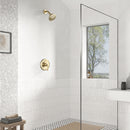 PARLOS Shower Faucet with Valve, Single-Handle Shower Trim Kit with 5-Spray Touch-Clean Shower Head, Wall Mounted Shower Faucets Sets Complete, 1436708