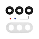 PARLOS Faucet Mounting Hardware Repair Tool Kit  (Locknuts, Plastic Escutcheon, Indicator Button, Hex Key Pack), 2103501