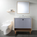 EZANDA 2-Handle Widespread Waterfall Bathroom Lavatory Faucet with Pop-up Sink Drain Assembly & Faucet Supply Lines, Chrome 1431201