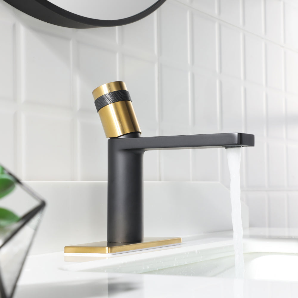 EZANDA factory Brass Single Handle Bathroom Faucet