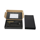 EZANDA Brass Single Handle Bathroom Faucet with Pop-up Sink Drain Assembly & Faucet Supply Lines, Brushed Gold (1431108)