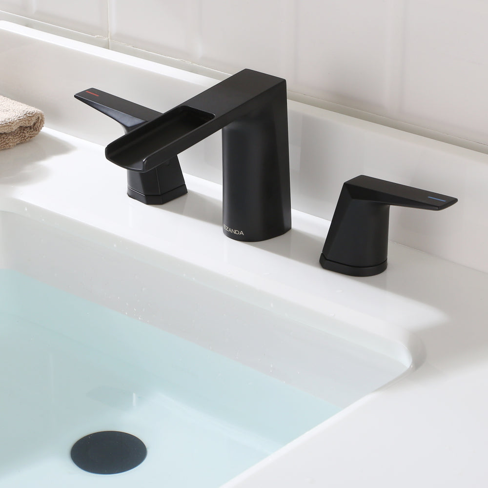 Ezanda Bathroom Sink Faucet hotsell Set - Black