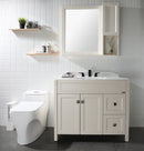 EZANDA 2-Handle Widespread Waterfall Bathroom Lavatory Faucet with Pop-up Sink Drain Assembly & Faucet Supply Lines, Matte Black (1431204)