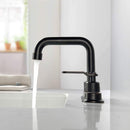 NEWATER 2-Handle 4 Inch Centerset Bathroom Sink Faucet with Metal Pop-up Sink Drain Lavatory Faucet Mixer Tap Deck Mounted Oil Rubbed Bronze (3002021)