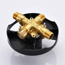 NEWATER Brushed Nickel Tub and Shower Trim Kit Single-Handle Faucet Set Pressure balancing shower system (401101-2)