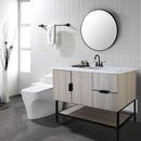 PARLOS Swivel Spout 2-Handle Lavatory Faucet Bathroom Sink Faucet with Metal Pop-up Drain and Faucet Supply Lines, Oil Rubbed Bronze, 1.2 GPM (13628P)