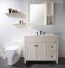 PARLOS Waterfall Widespread Bathroom Sink Faucet Matte Black Two Handles with Pop Up Drain & cUPC Faucet Supply Lines,1.2GPM, Demeter 1431804P