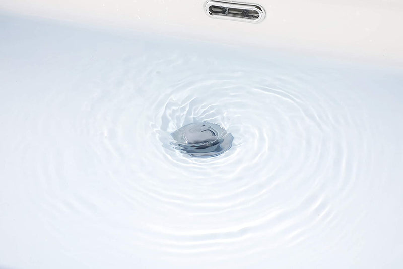 PARLOS Pop up Sink Drain with Strainer Pop Up Drain with Overflow for Bathroom Vessel Sink, Chrome,2100601