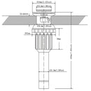 PARLOS Pop up Sink Drain with Strainer Pop Up Drain with Overflow for Bathroom Vessel Sink, Oil Rubbed Bronze,2100603